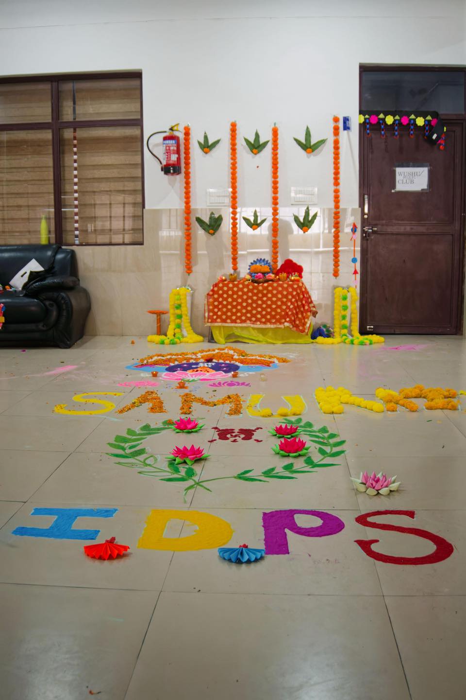 Inter House Rangoli Competition